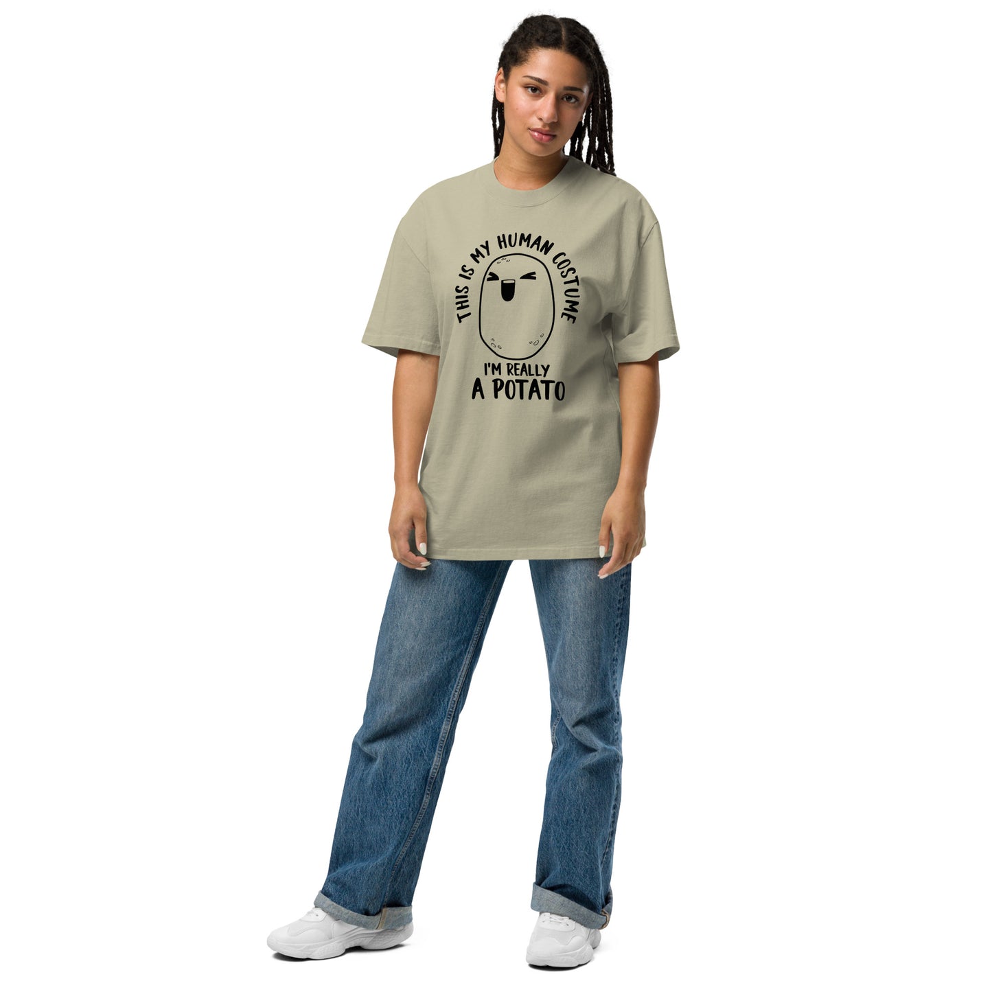 Potato unisex Oversized T-shirt