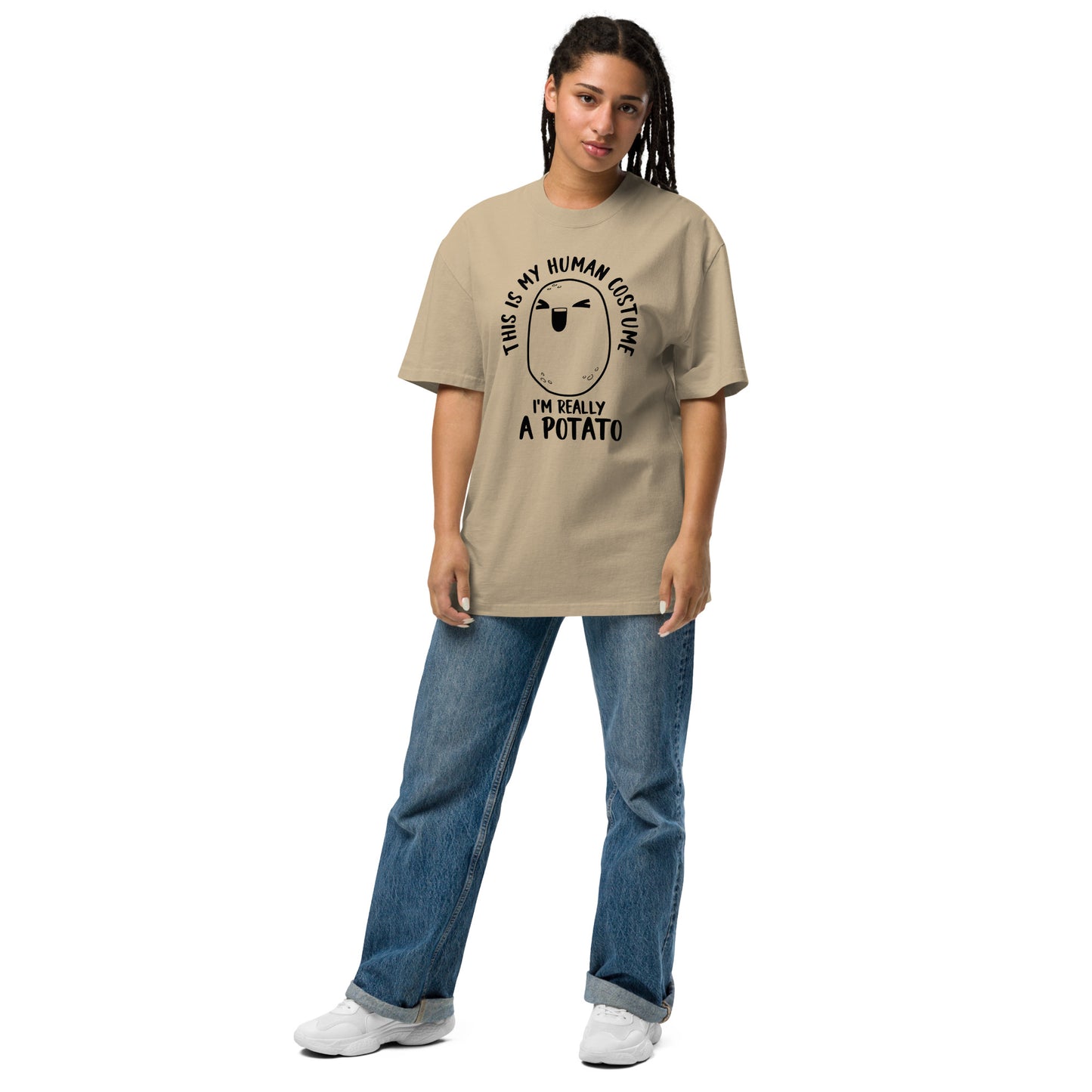 Potato unisex Oversized T-shirt