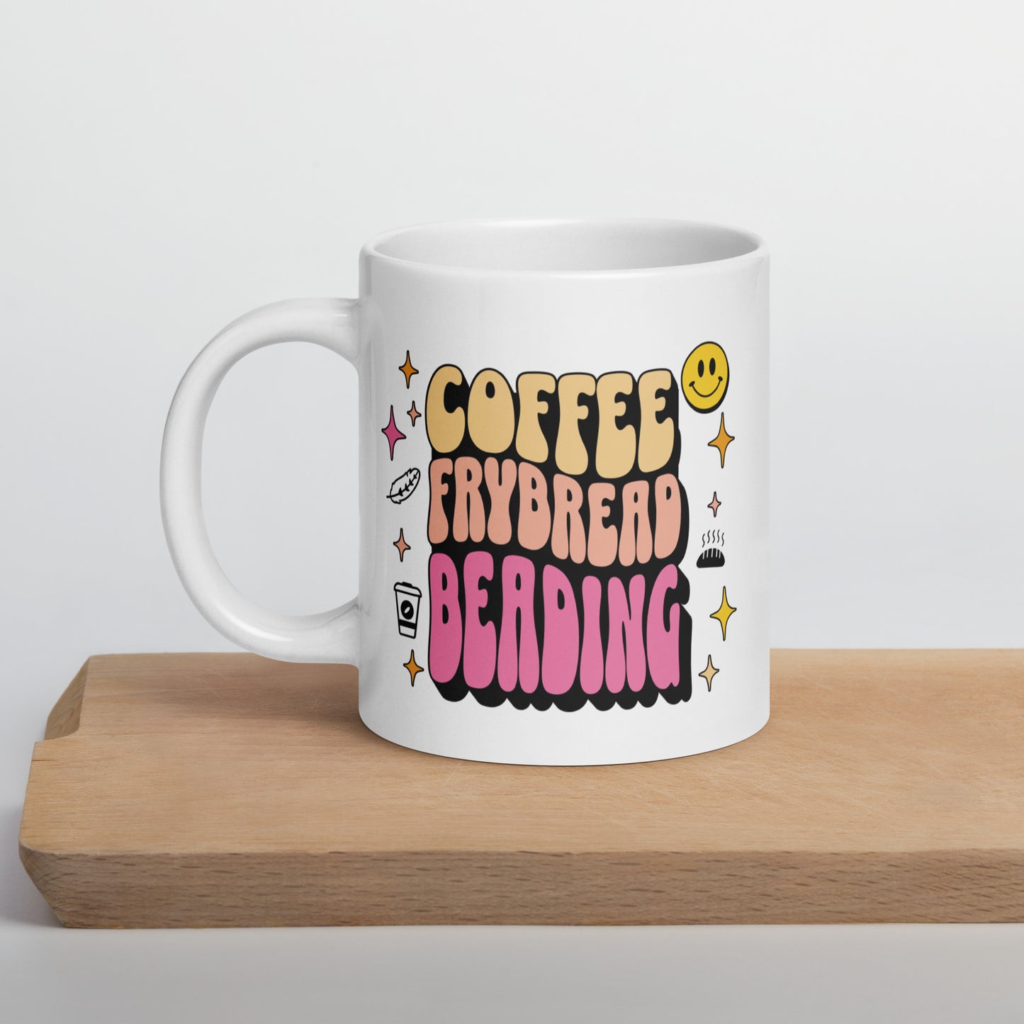 Coffee Frybread Beading Mug