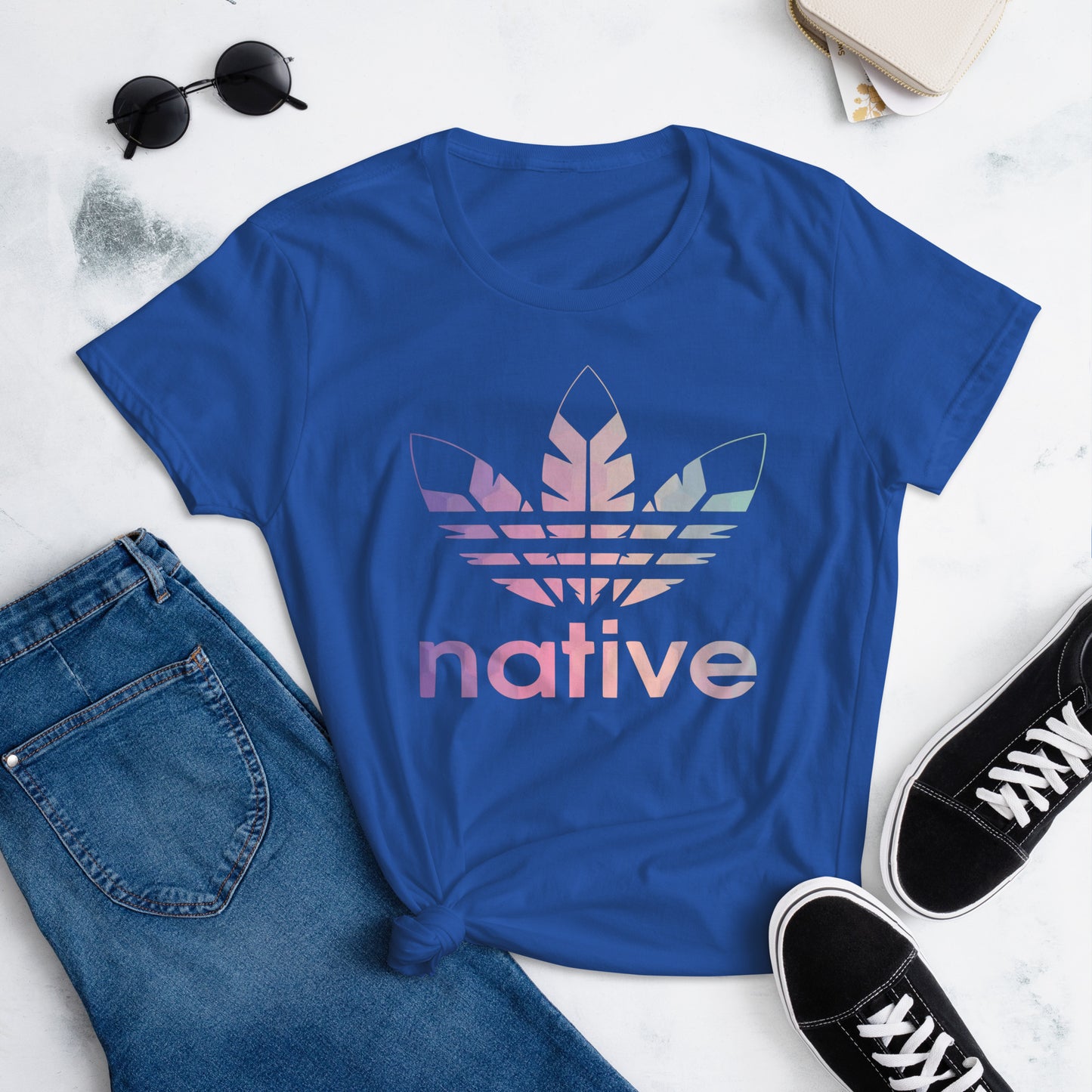 Native 3 Feather short sleeve t-shirt